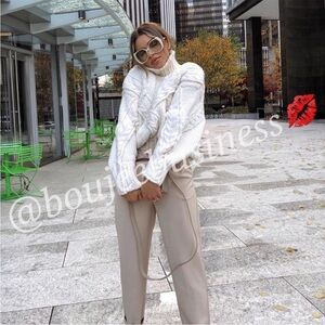 ZARA BNWT Cable Knit Sweater